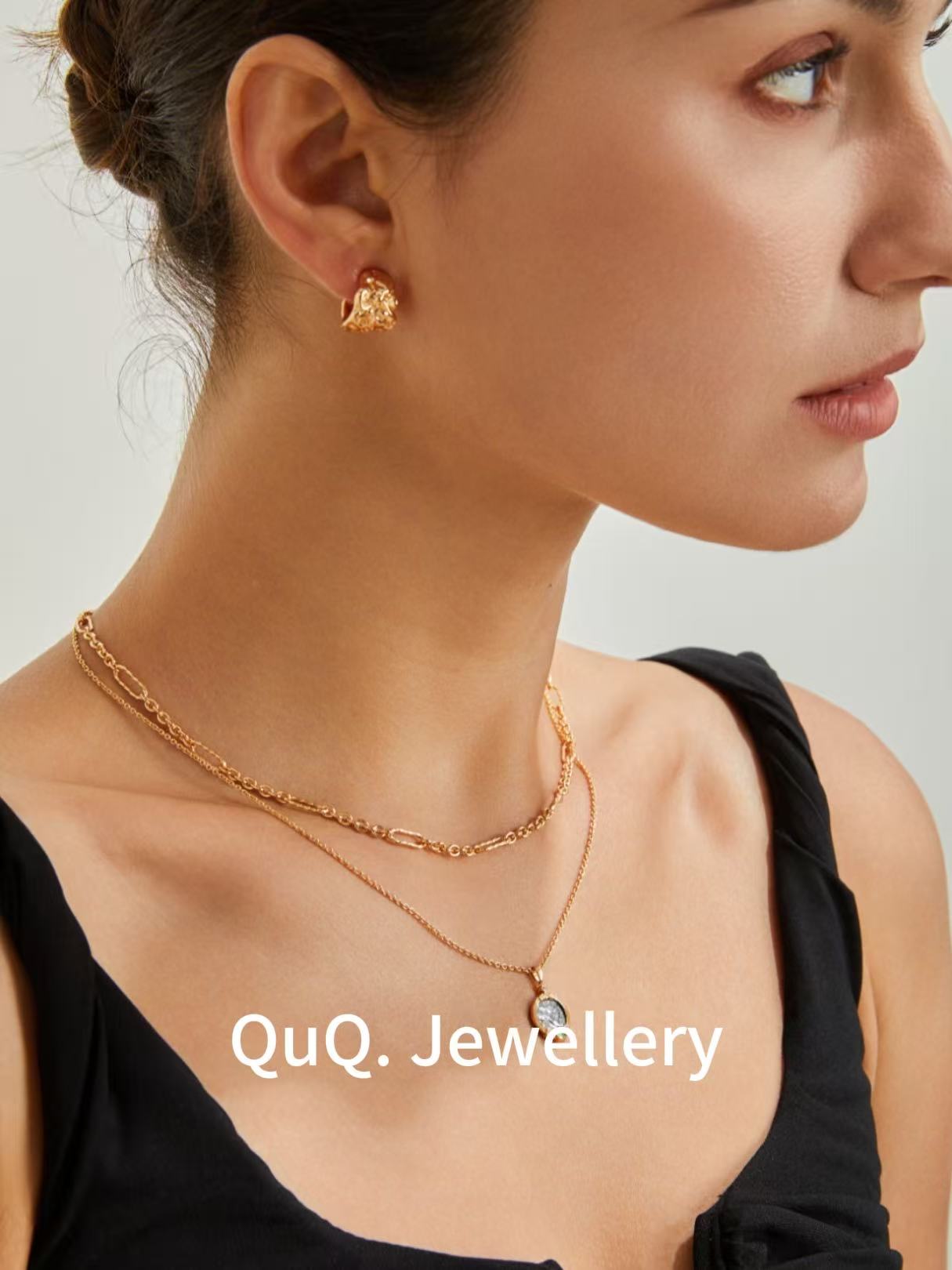 Mini Carved Gold Huggie Earrings | 18K Gold Plated S925 Sterling Silver