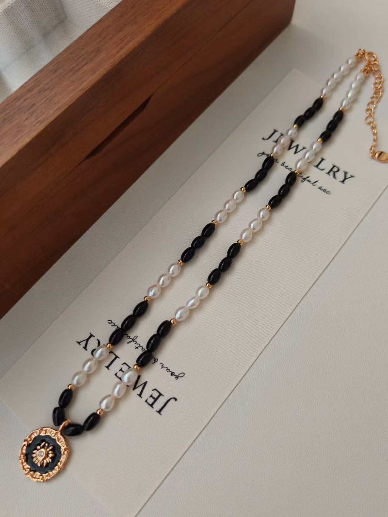 Tiger’s Eye & Pearl Necklace
