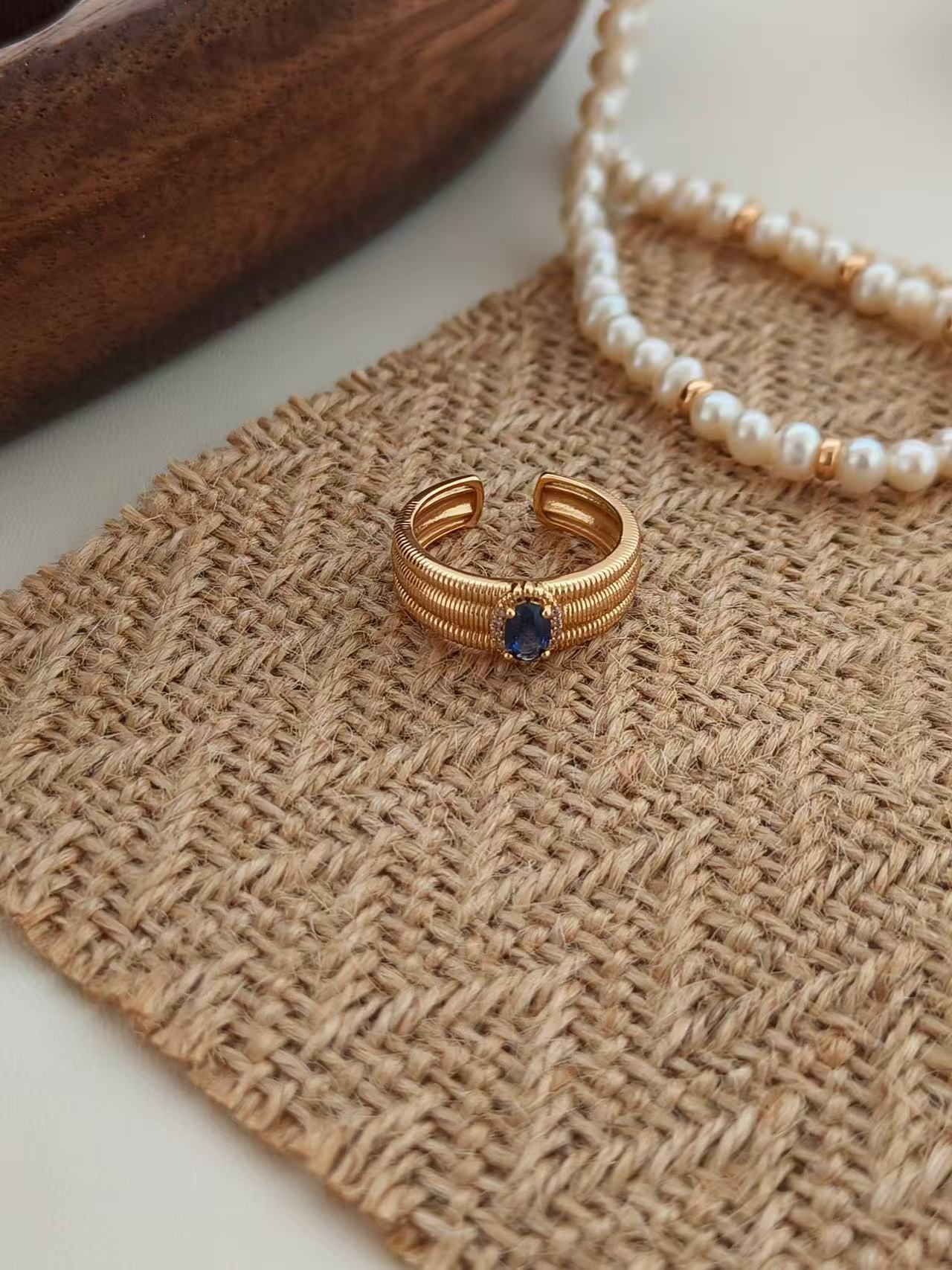 Vintage Blue Lapis Ring