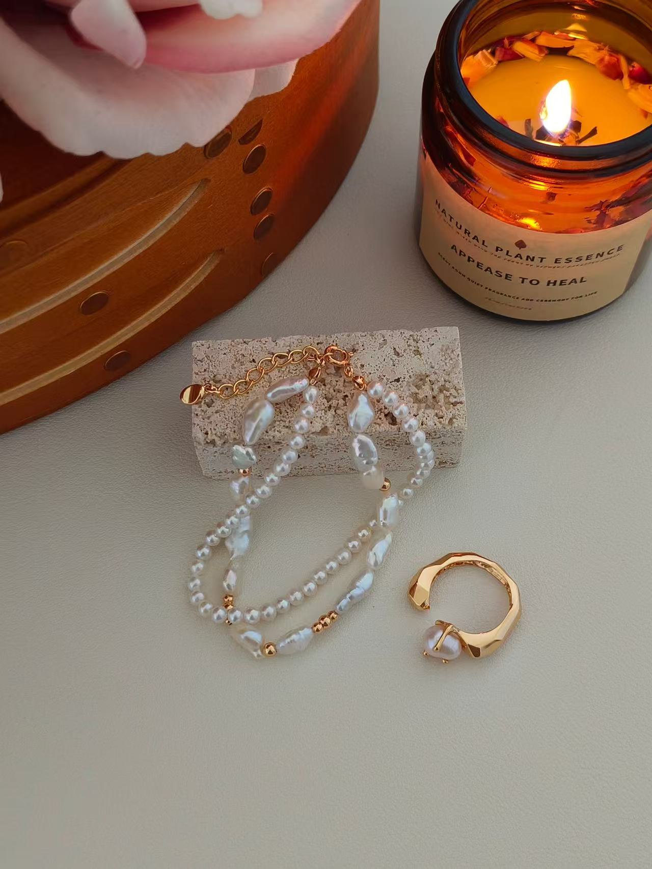 Layered Freshwater Pearl Bracelet
