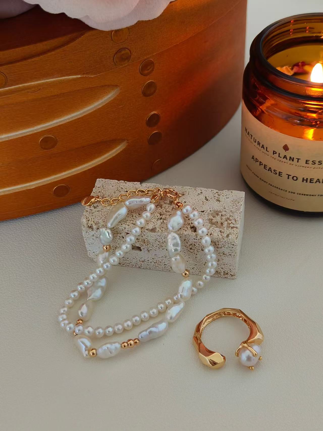 Layered Freshwater Pearl Bracelet