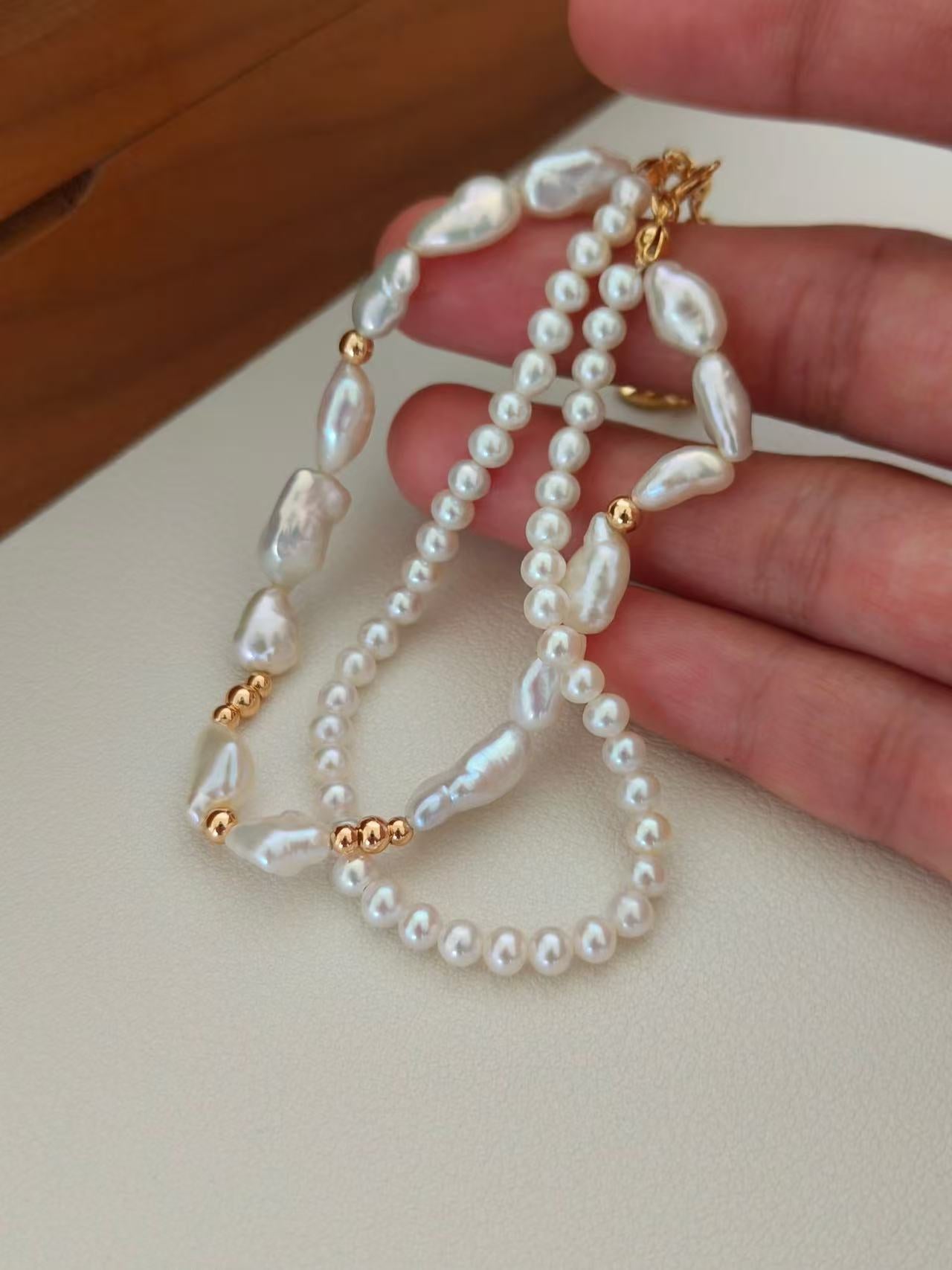 Layered Freshwater Pearl Bracelet