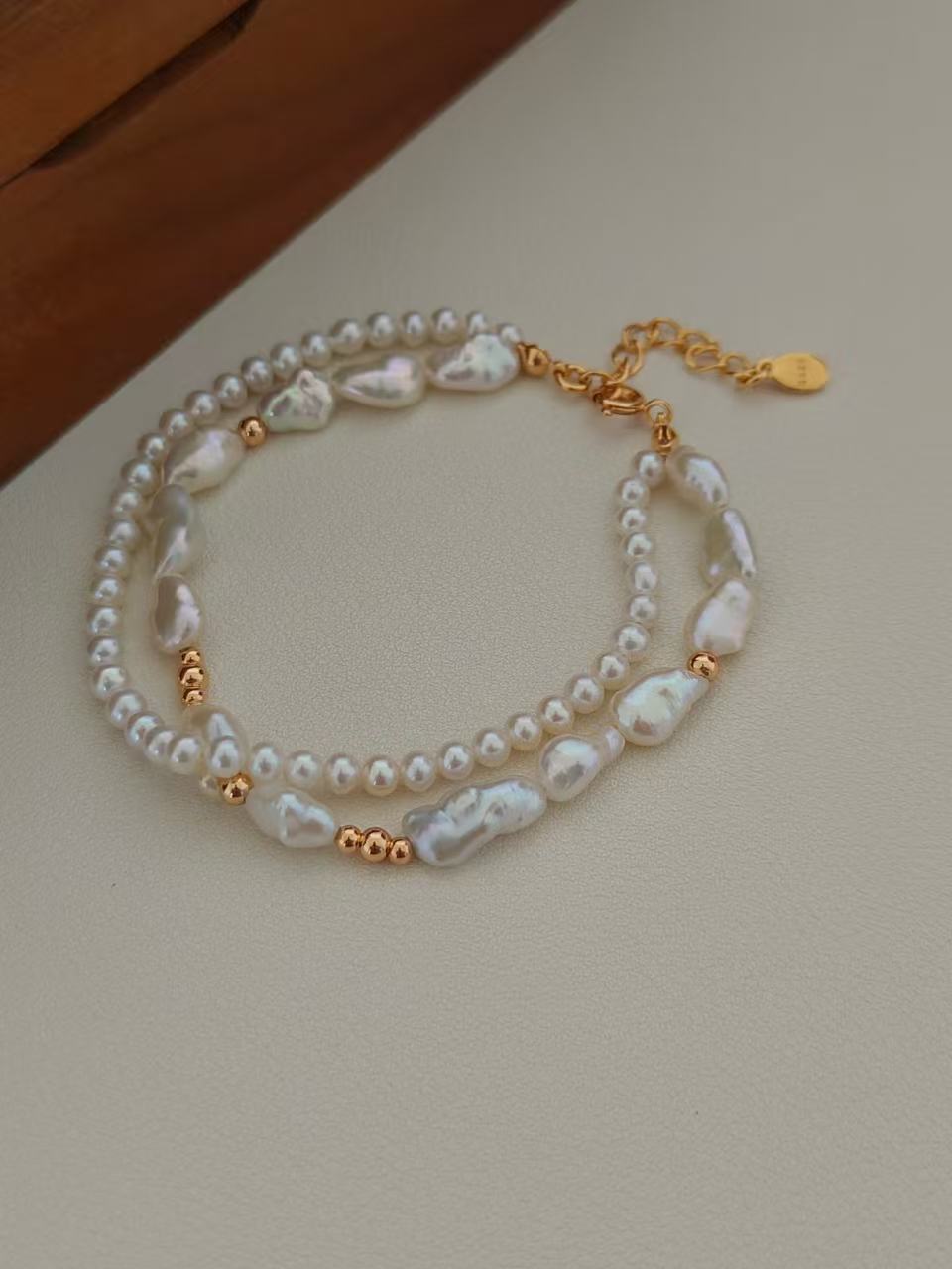 Layered Freshwater Pearl Bracelet