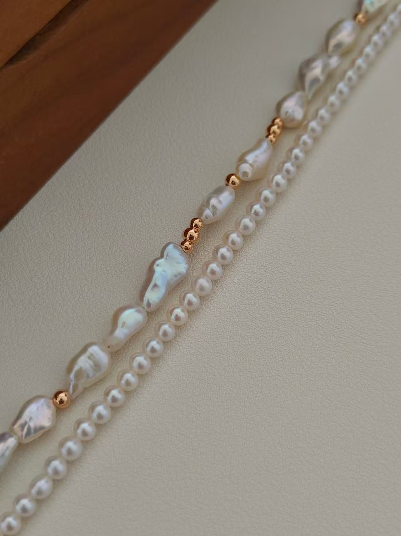 Layered Freshwater Pearl Bracelet