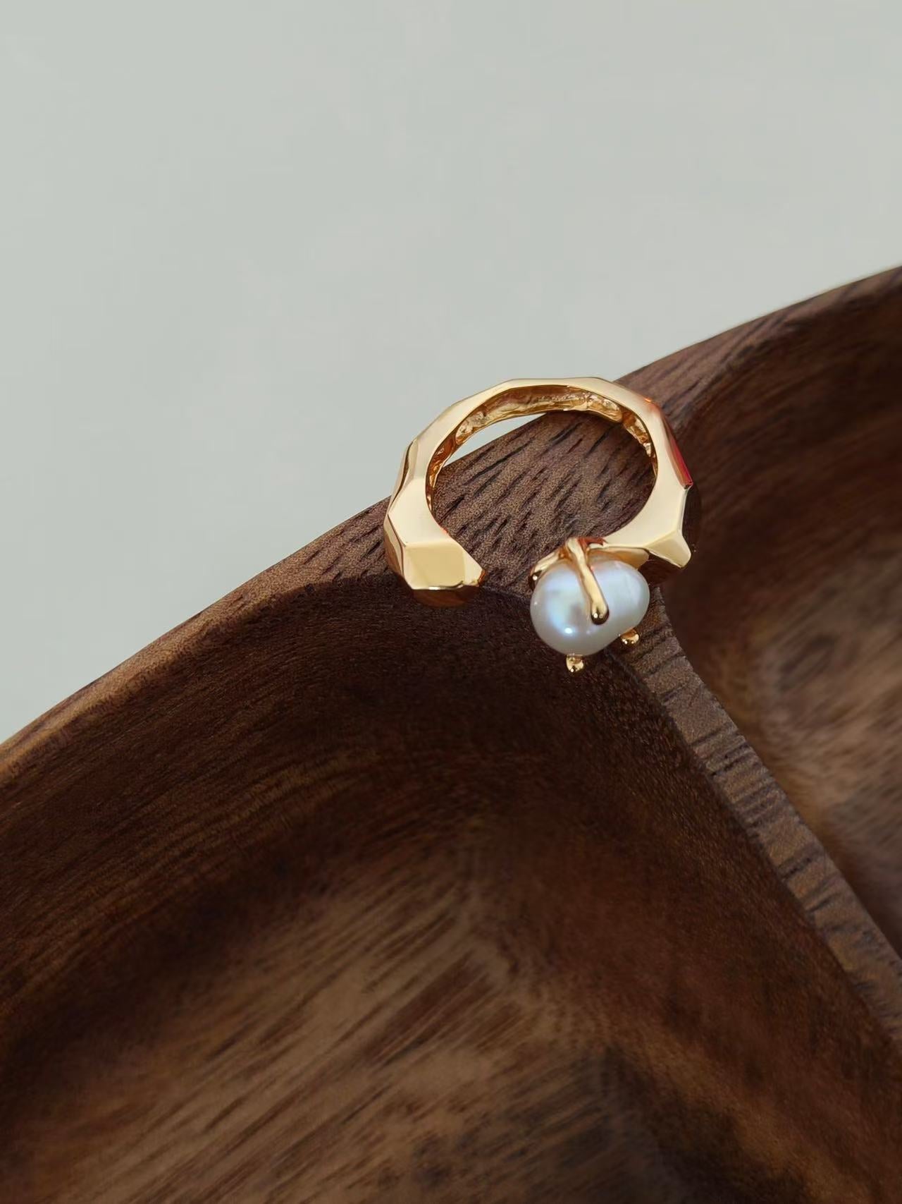 Freshwater Pearl Open Ring